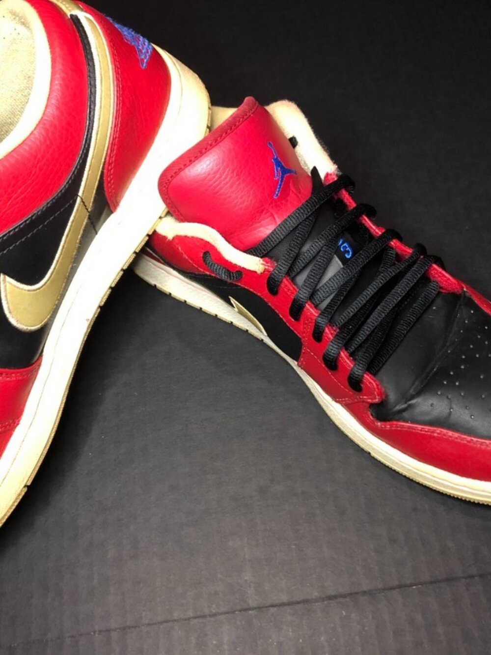 Jordan 1 Retro Low “Gym Red Gold” Men’s Size 12 Nike Sneakers Tennis Shoes